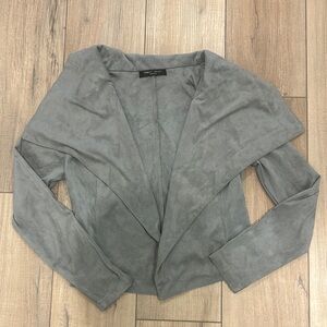 Romeo & Juliet Gray Suede Women's Jacket